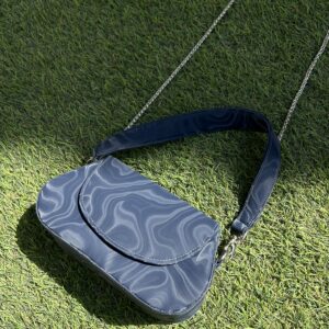 Dark Blue Wave Bag