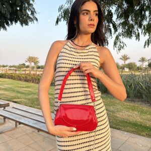 Red Vernee Wave Bag