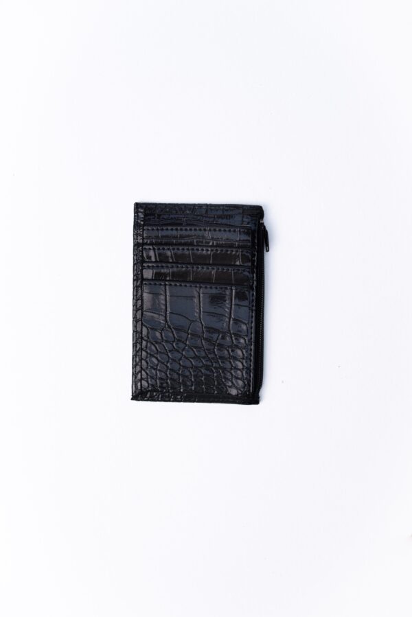 Black Zipper Cardholder