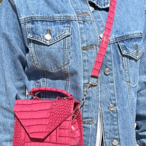 Pink Leather Mini Bag
