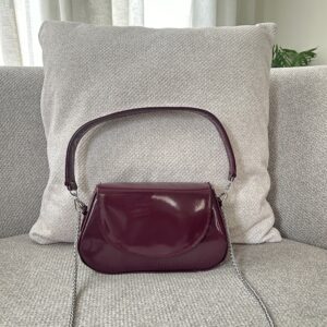 Burgundy  Vernee Wave Bag