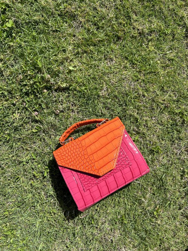 Pink X Orange Mini Bag - Image 2