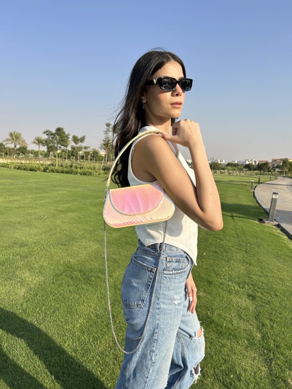 Pink holographic Wave Bag - Image 3