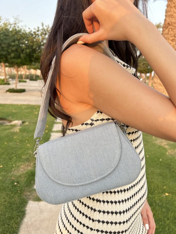 Denim Wave Bag