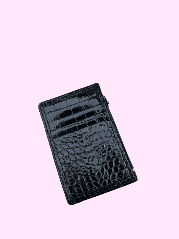 Black Zipper Cardholder