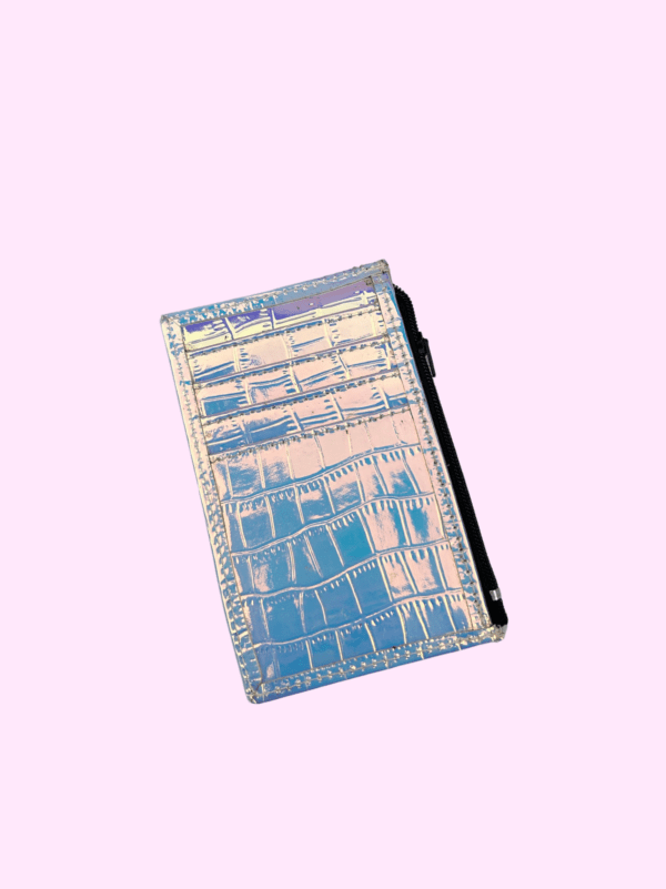 Holographic Zipper Cardholder