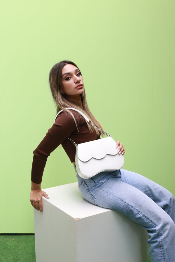 White matte Aurora Bag