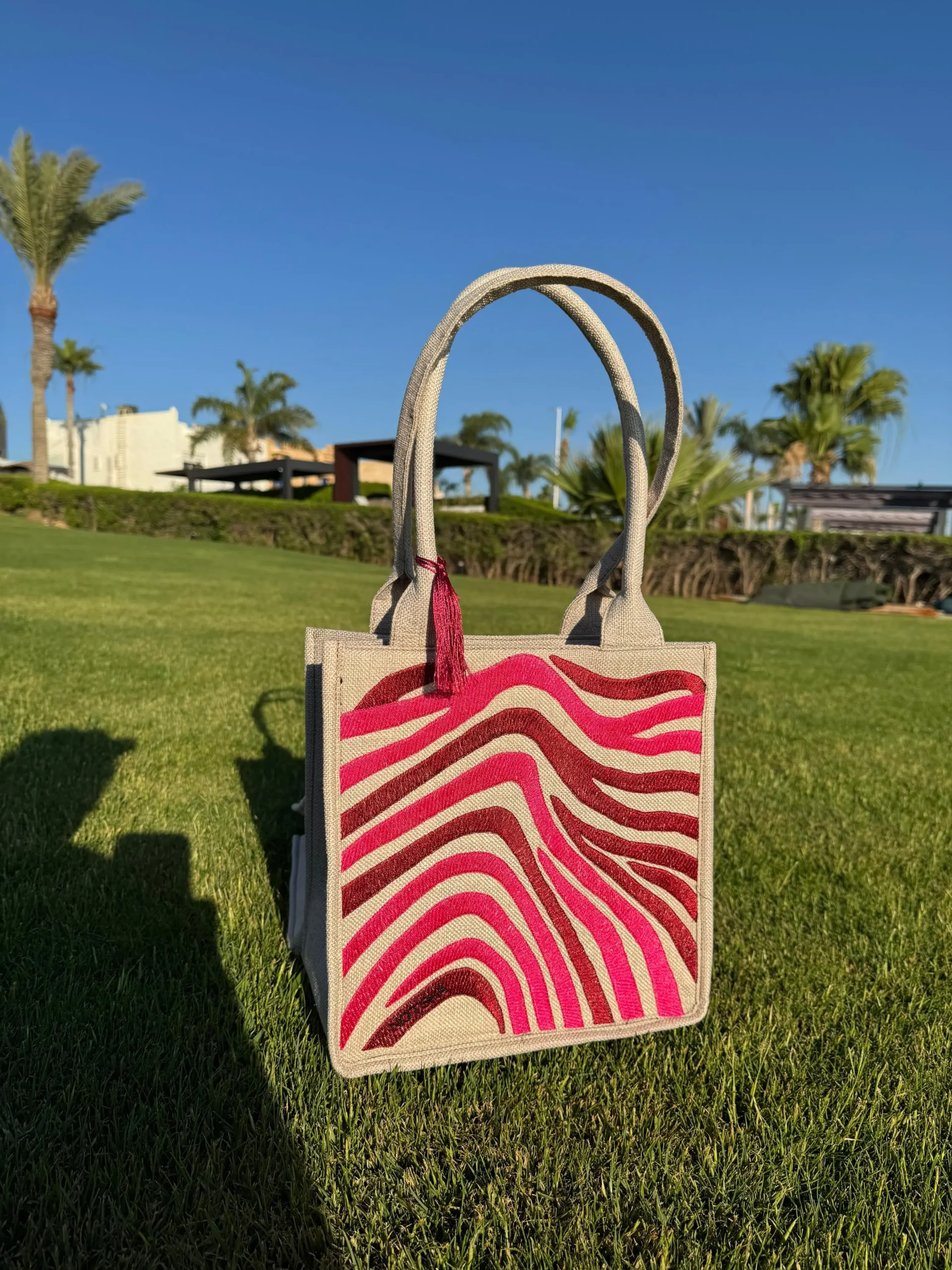 Sunset Medium Size Beach bag