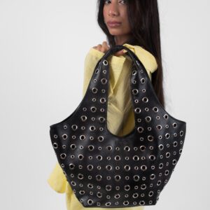 Black Leather Alura Bag