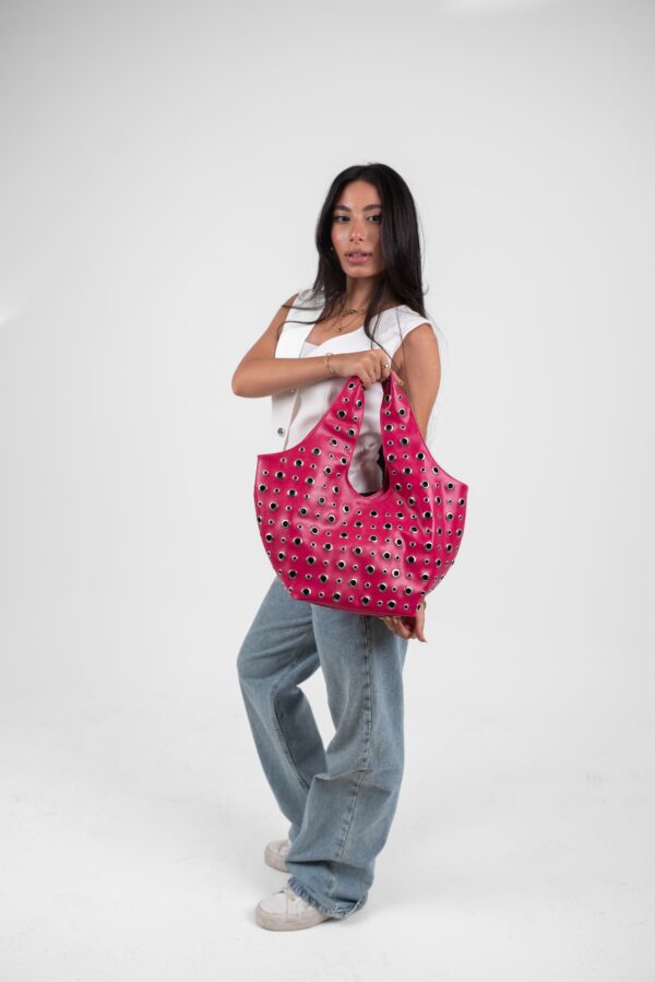 Pink Leather Alura Bag