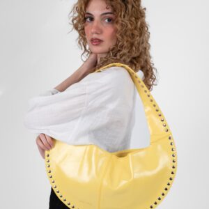 Butter Yellow Leather Luna Bag