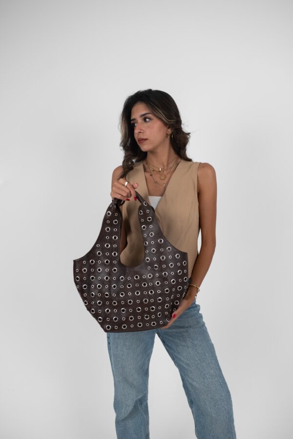 Brown Leather Alura Bag