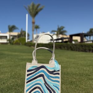 A calming blend of blue tones — from soft sky to deep navy — capturing the cool, effortless vibe of endless summer skies and ocean waves.